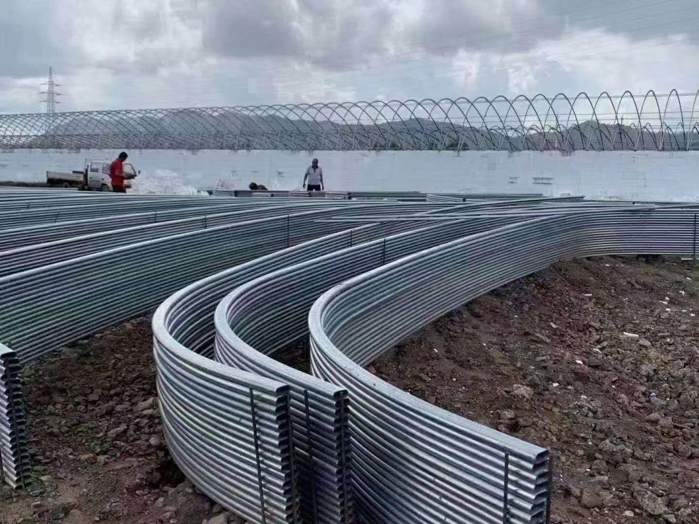 Тънкостенна галванизирана елипсовидна тръба